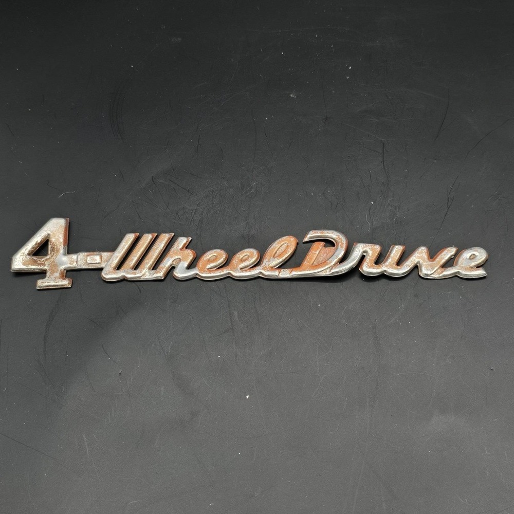 Vintage Jeep Willys Wagon 4‎ Wheel Drive Emblem 1950-1964 7349